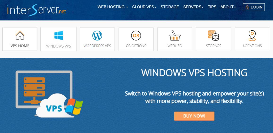 欧美Windows VPS推荐 - InterServer