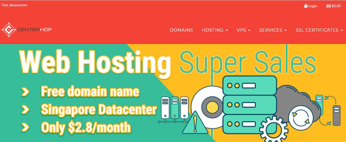 CenterHop新加坡VPS推荐 - 价格便宜速度快