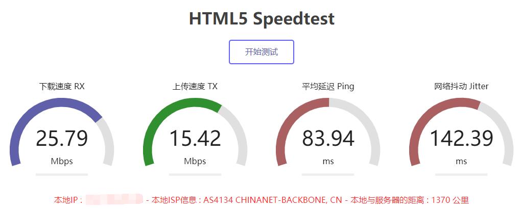 六六云香港VPS速度测试