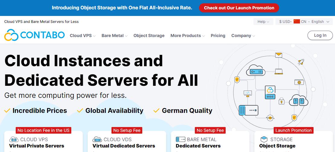 高性价比国外VPS - Contabo