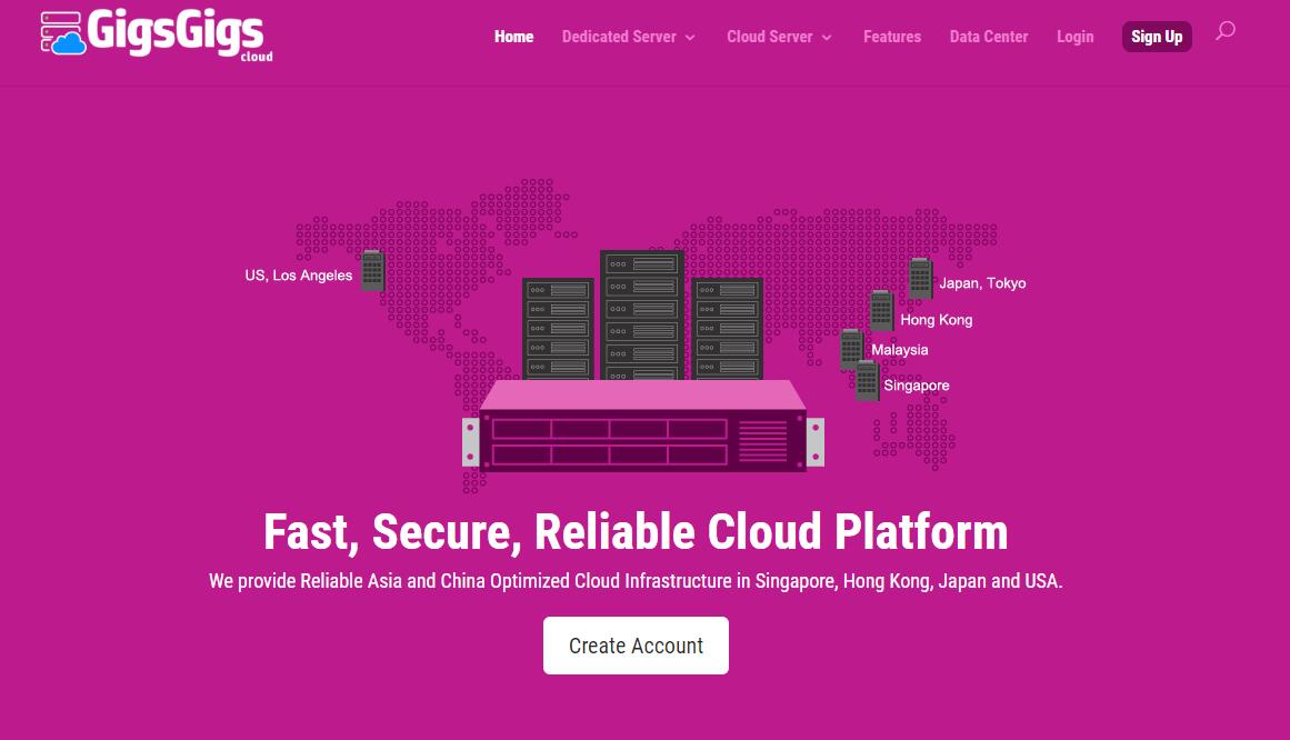 境外云服务器推荐 - GigsGigs