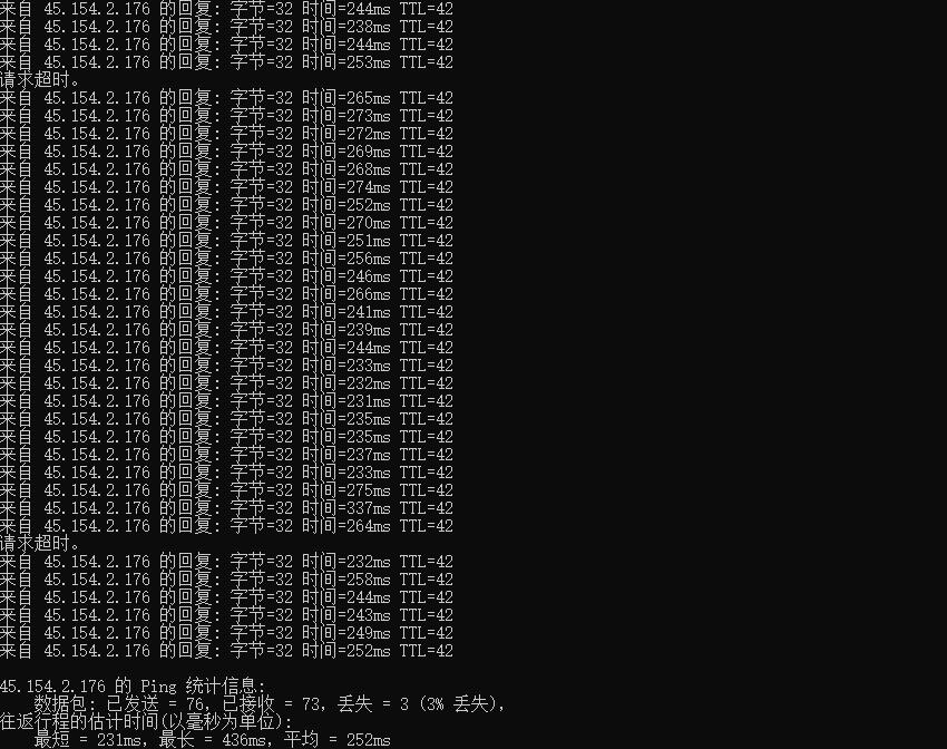 HostVDS美国VPS测评 - 本地Ping延迟测试