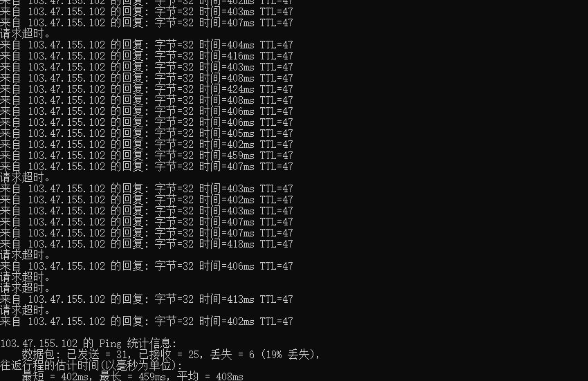 ControlVM新加坡VPS测评 - 本地Ping延迟测试