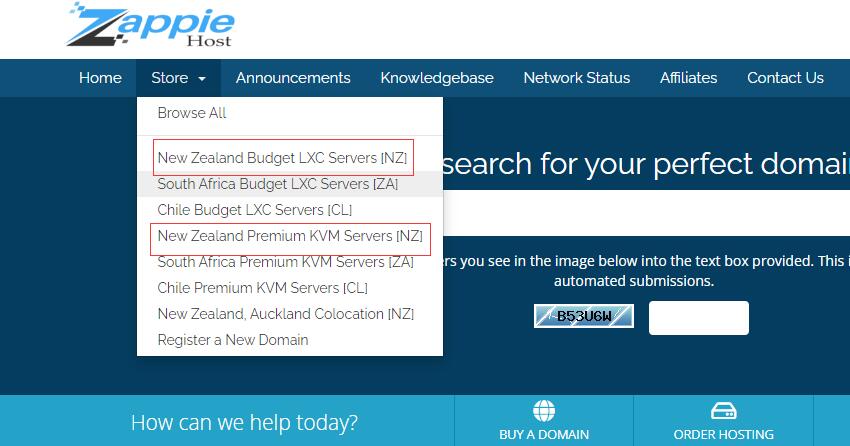 Zappie Host新西兰VPS购买教程