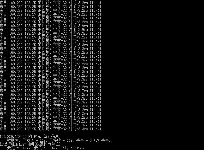 Zappie Host南非VPS测评 - 本地Ping延迟测试