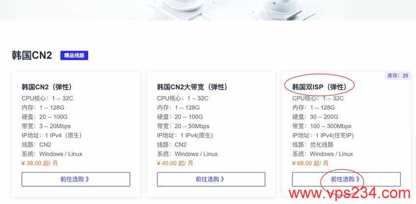 莱卡云韩国VPS购买教程-套餐选择