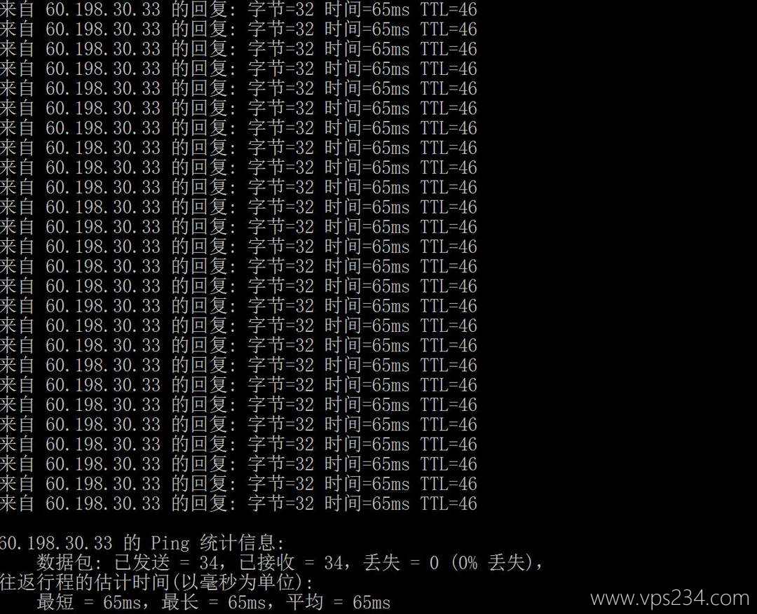 Serverfield家宽台湾VPS-本地Ping平均延迟测试