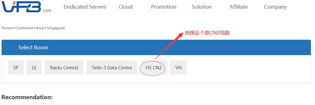 选择CN2线路的新加坡独立服务器