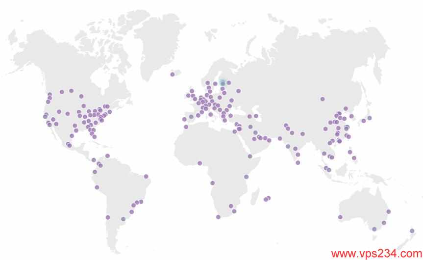 cloudflare 全球CDN节点