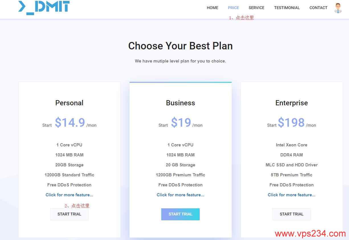 DMIT 美国VPS购买 - 首页选择