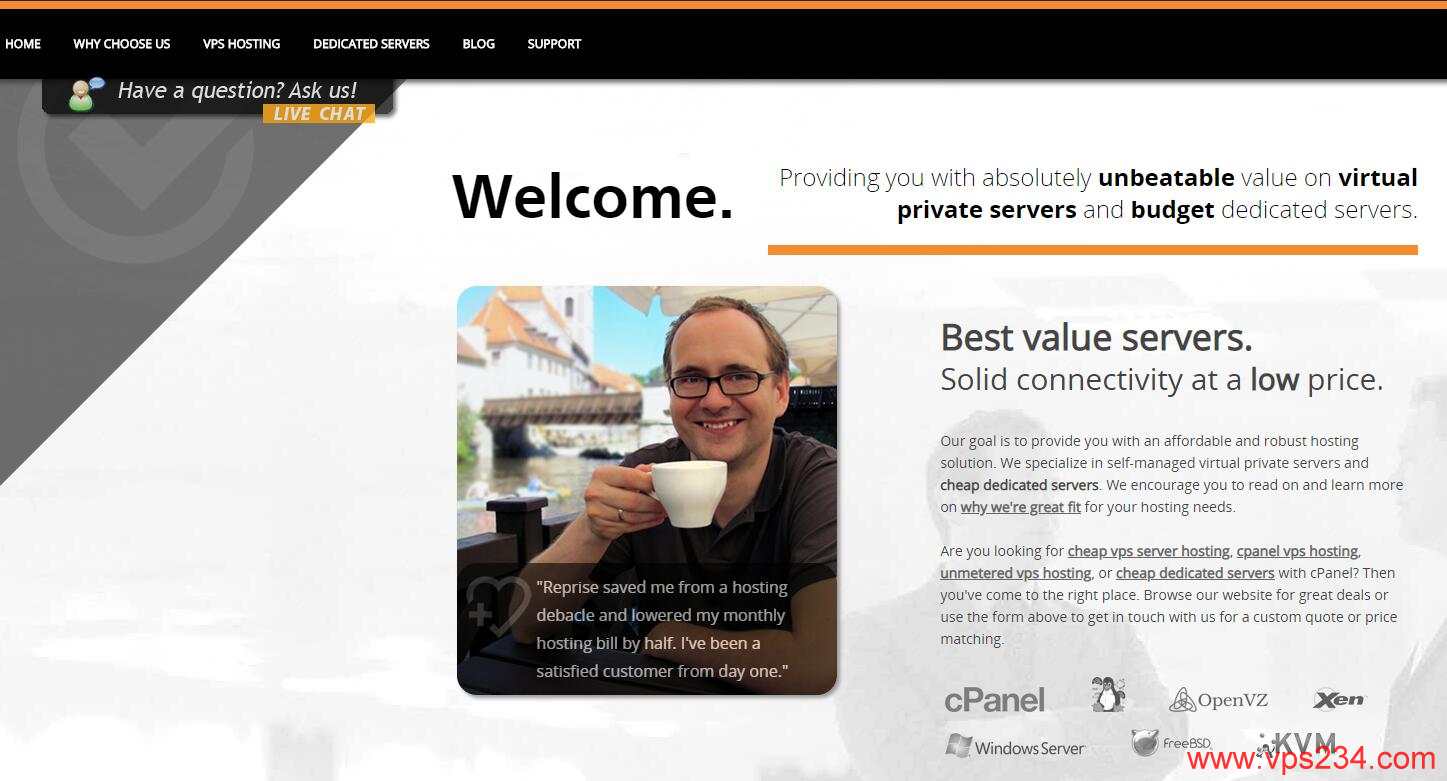 Xen VPS RepriseHosting 推荐