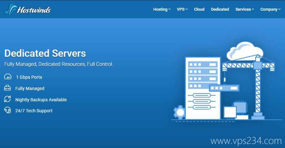 Hostwinds 国外独立服务器推荐 - 1000M带宽 - 无限流量多IP支持