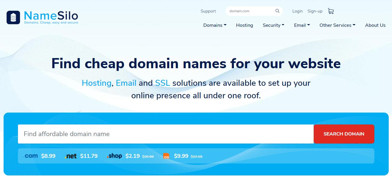 国外域名注册商 - NameSilo