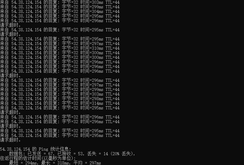 HostNamaste法国VPS测评 - 本地Ping延迟效果