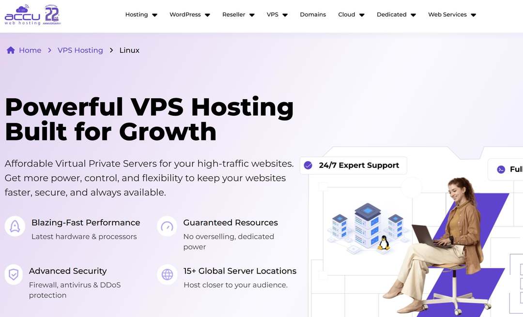 AccuWebHosting:英国VPS-伦敦机房-配置高