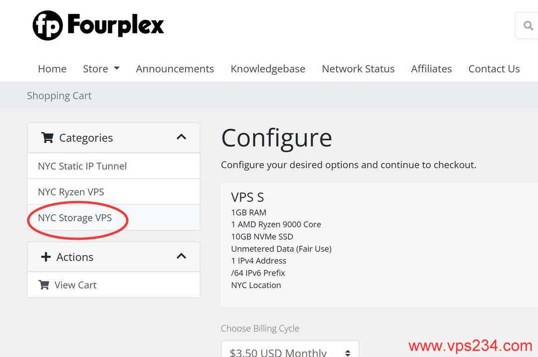 Fourplex美国VPS购买教程-大硬盘VPS选择