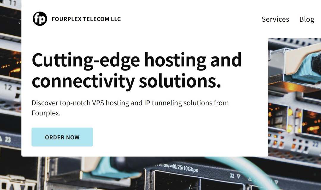 Fourplex：美国VPS-纽约机房-1TB大硬盘-网络较稳定