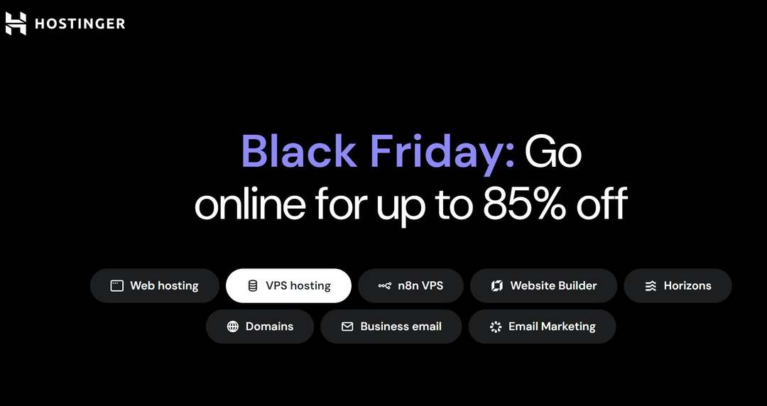 Hostinger：马来西亚VPS-1Gbps带宽-配置高