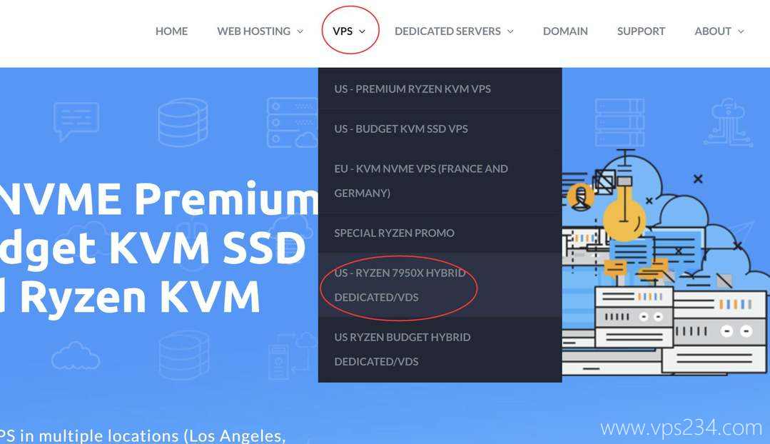 hostEONS美国服务器购买教程-首页入口