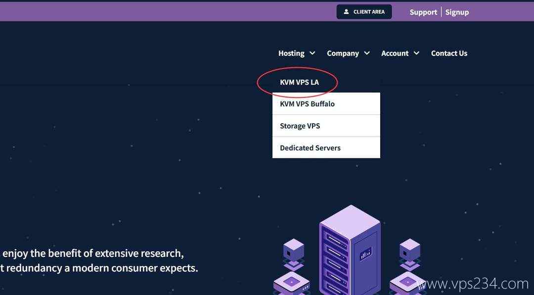 DediRock美国VPS购买教程-首页入口