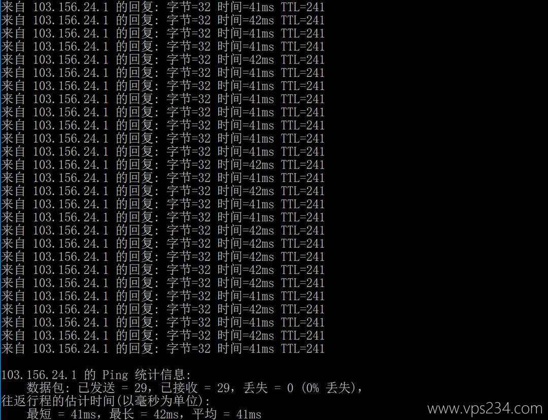 31IDC香港站群服务器网络测试-本地Ping平均延迟测试