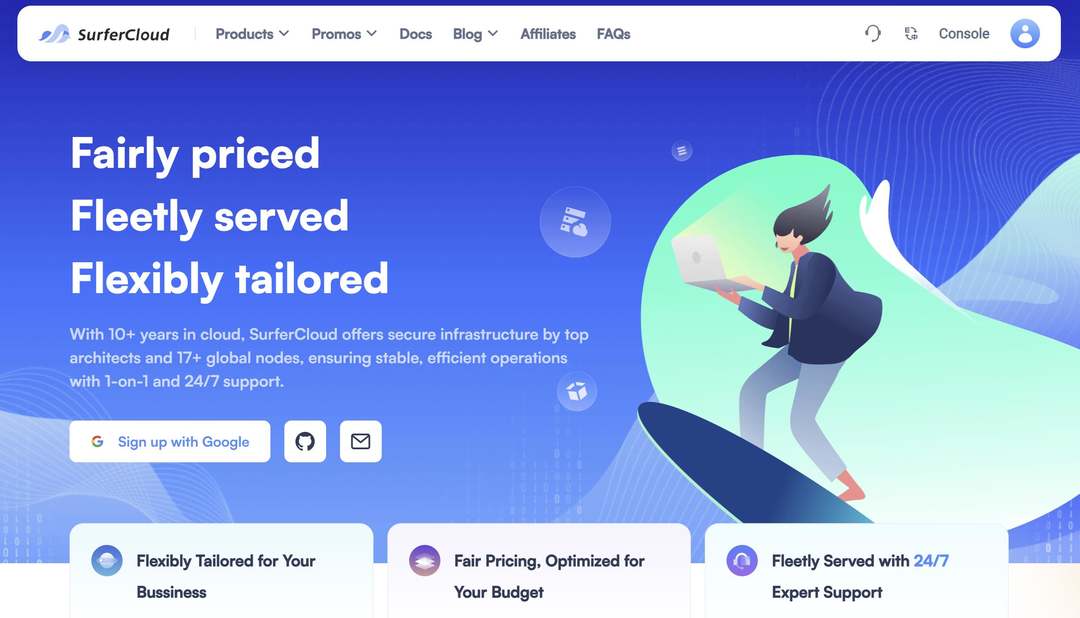 SurferCloud:英国VPS测评-伦敦机房-价格便宜