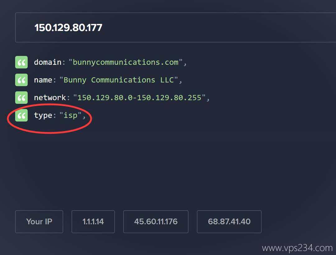 UCloud香港家宽VPS网络测试-IP的Company类型