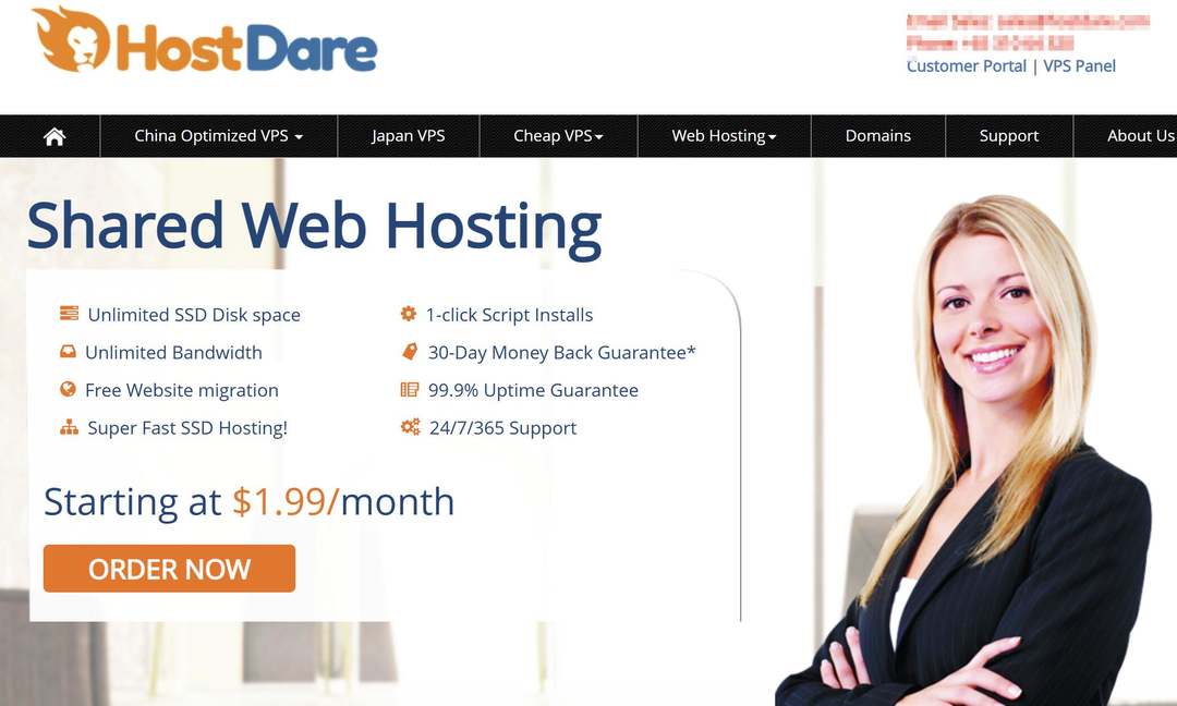 Hostdare:美国VPS测评-网络稳定-28.79美元/年