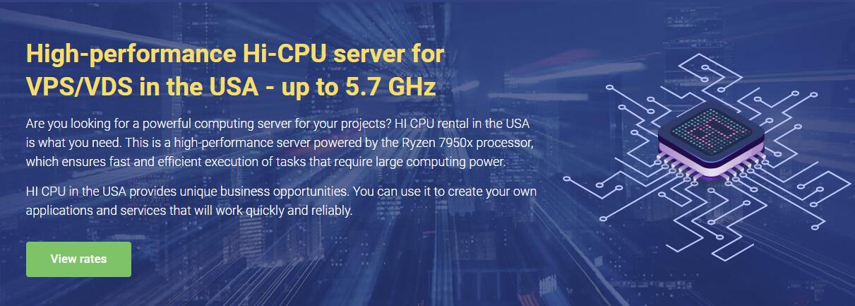 THE.Hosting高性能CPU VPS服务器