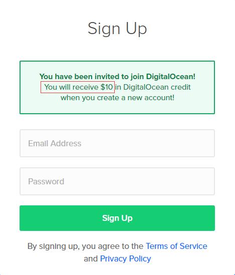 DigitalOcean 新用户优惠返现成功标识