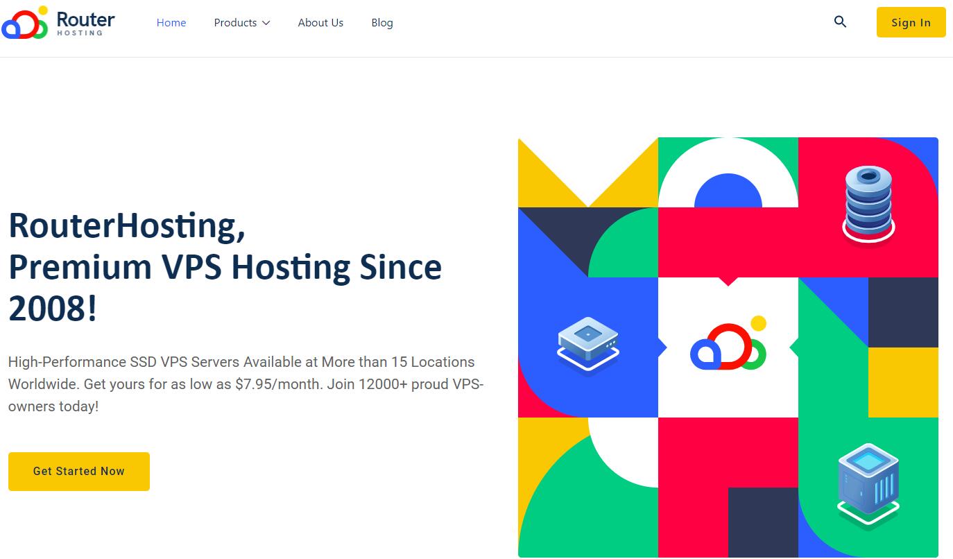 RouterHosting 官网图片