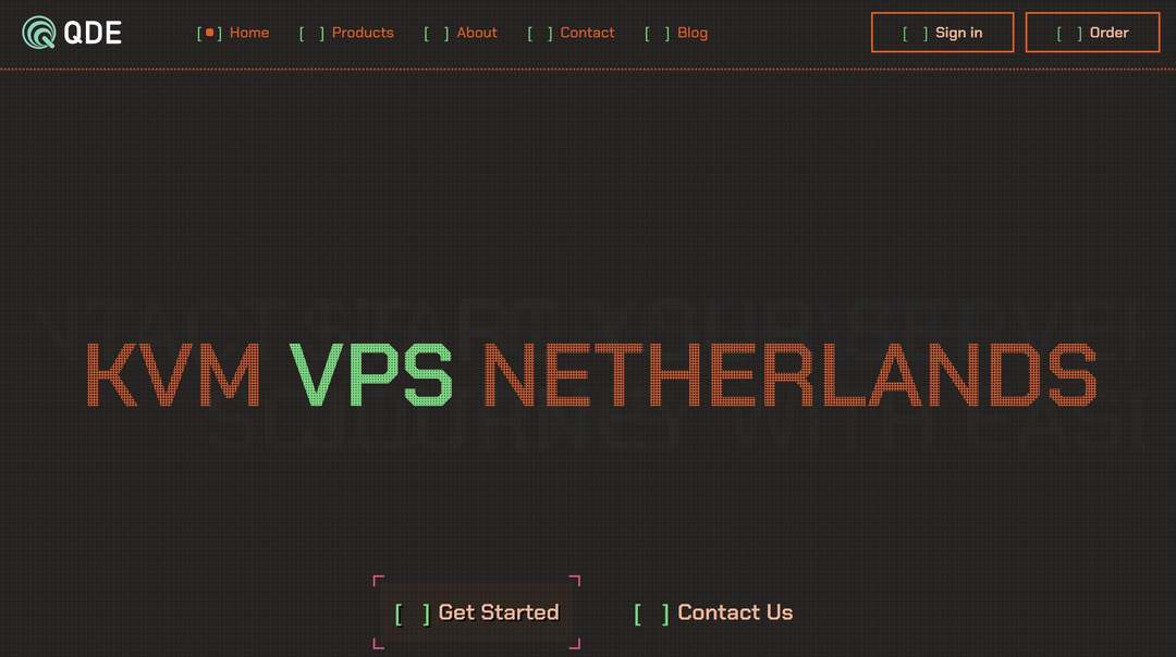 QDE：荷兰VPS-10Gbps带宽-原生IP