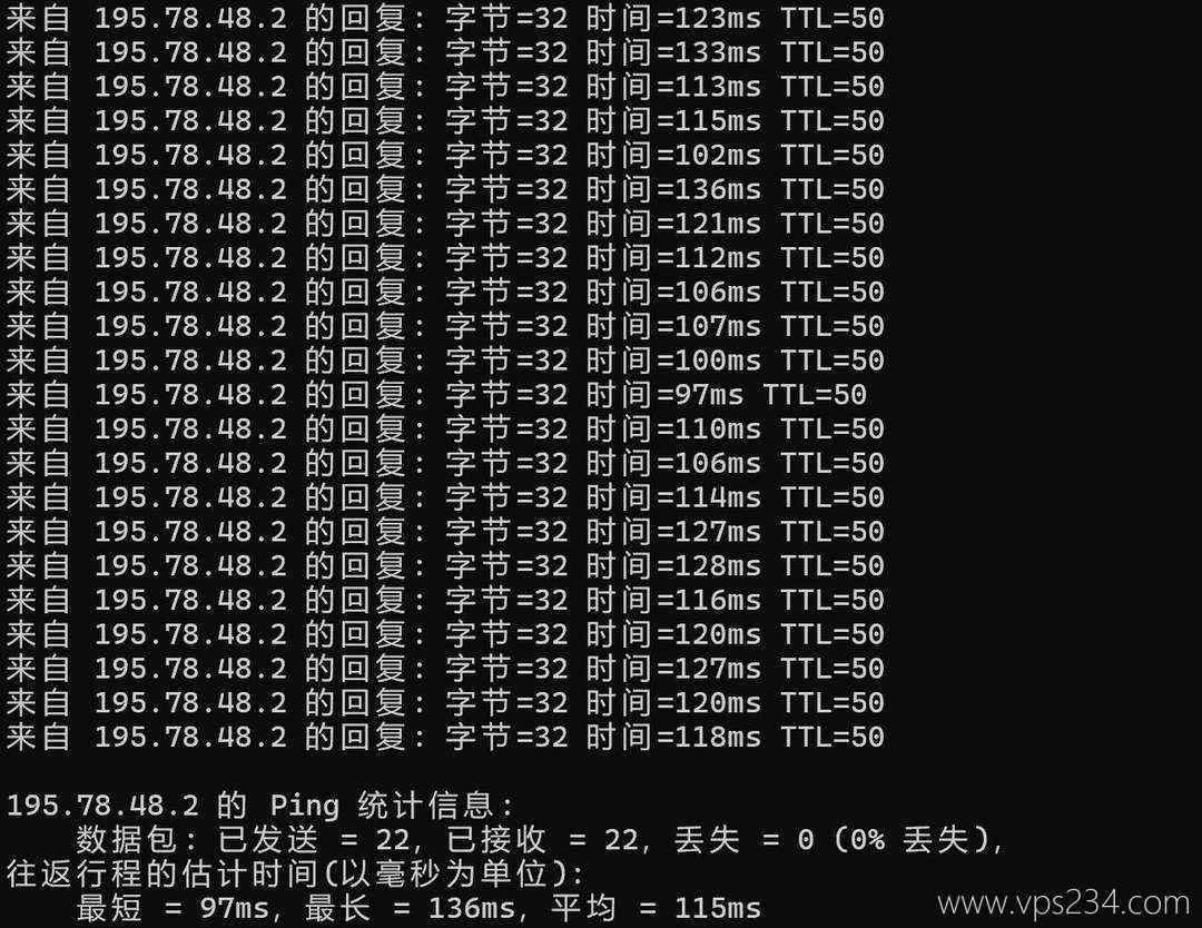 WePC日本VPS网络测试-本地Ping平均延迟