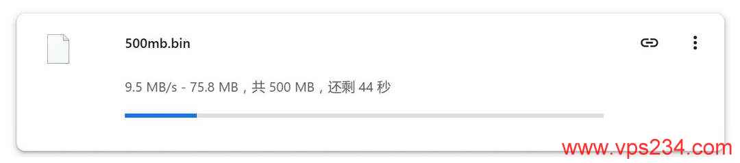Jtti轻量级香港VPS网络测试-本地下载速度