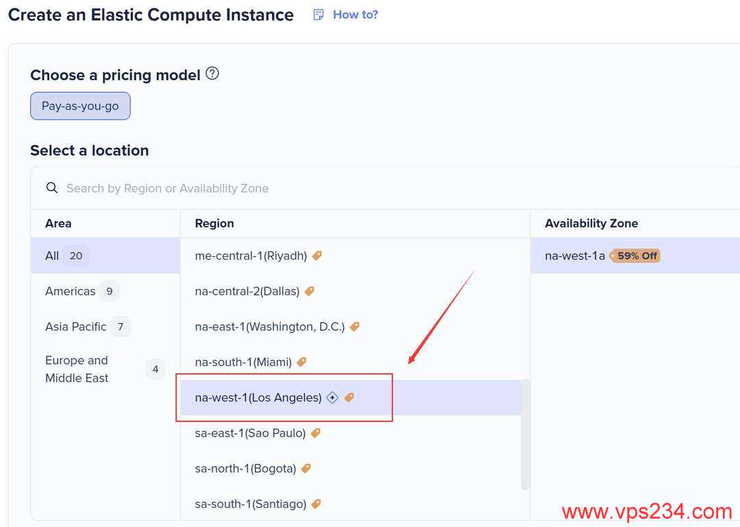 Zenlayer美国VPS购买教程-机房选择