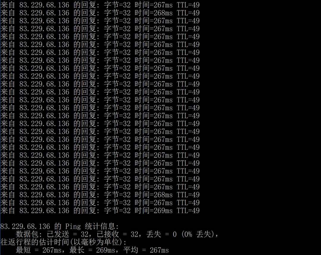 Kamatera英国VPS网络测试-本地Ping平均延迟