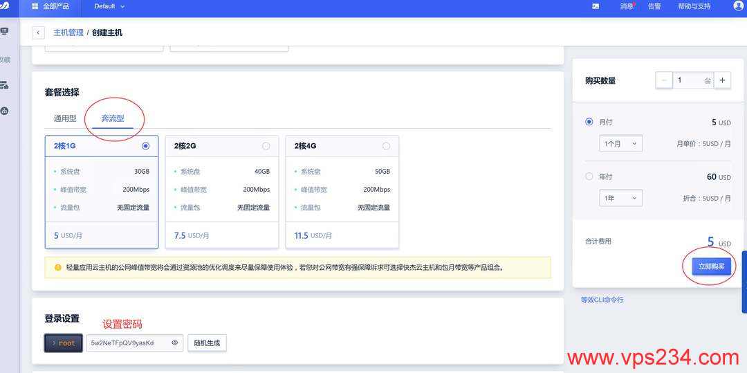 SurferCloud美国VPS购买教程-价格套餐选择