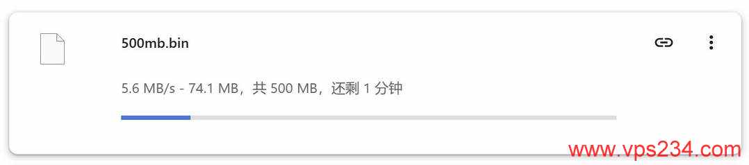 荫云法国家宽VPS网络测试-中转下载速度