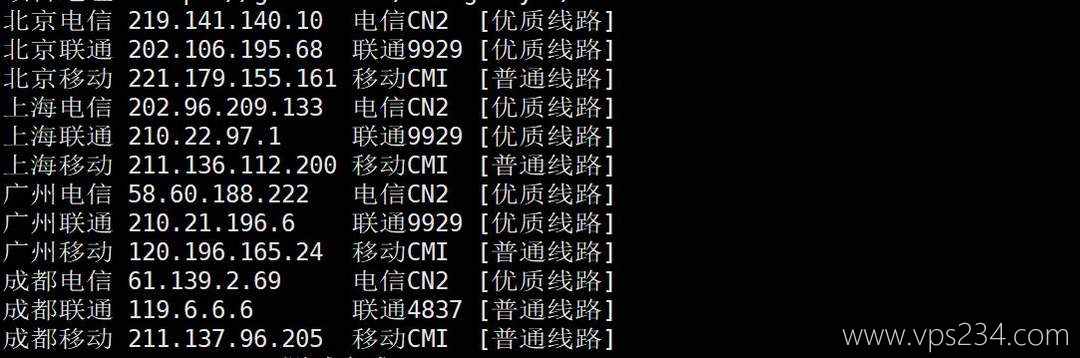 VMRack美国VPS网络测试-回程路由