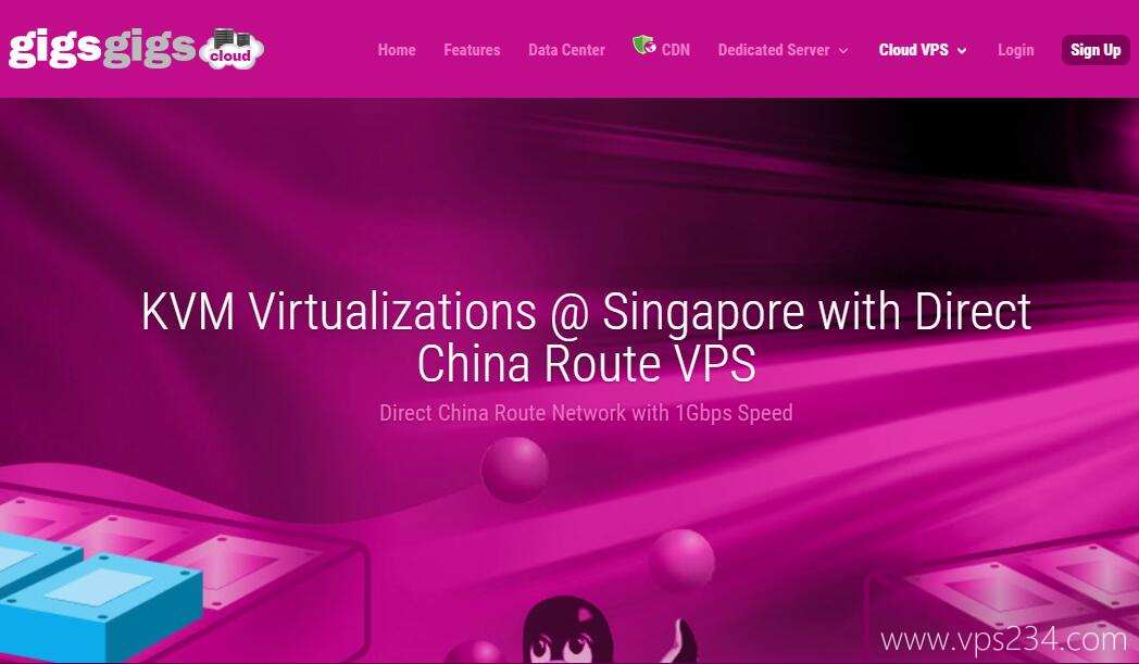 新加坡VPS推荐-GigsGigs