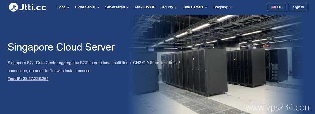 新加坡VPS推荐-Jtti