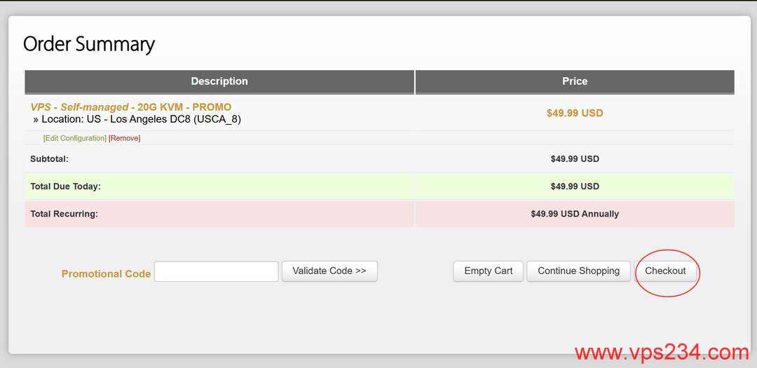 搬瓦工美国VPS购买教程-优惠码界面