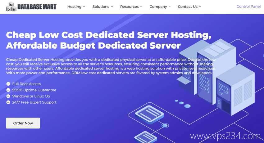 美国服务器推荐-Database Mart