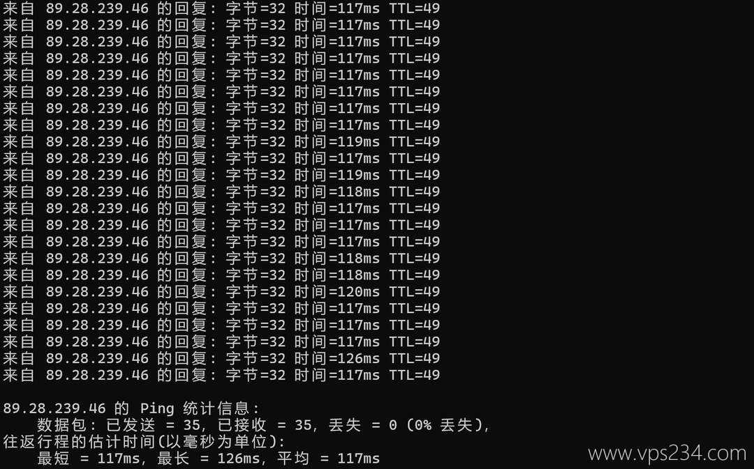ByteVirt新加坡VPS网络测试-本地Ping平均延迟