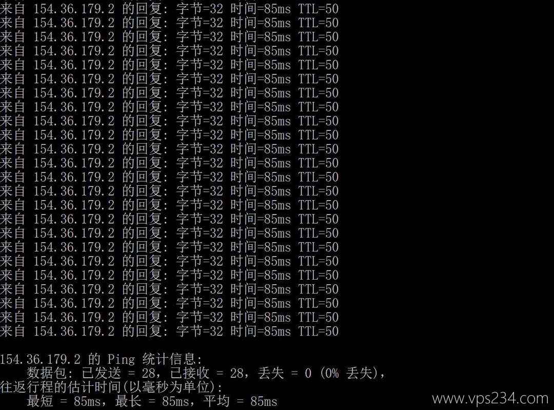 速科云日本VPS网络测试-本地Ping平均延迟