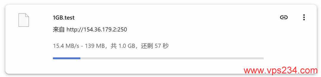 速科云日本VPS网络测试-本地下载速度