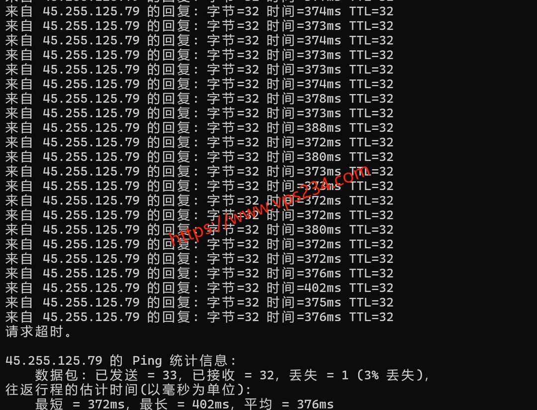 UCloud哈萨克斯坦VPS网络测试-本地Ping平均延迟
