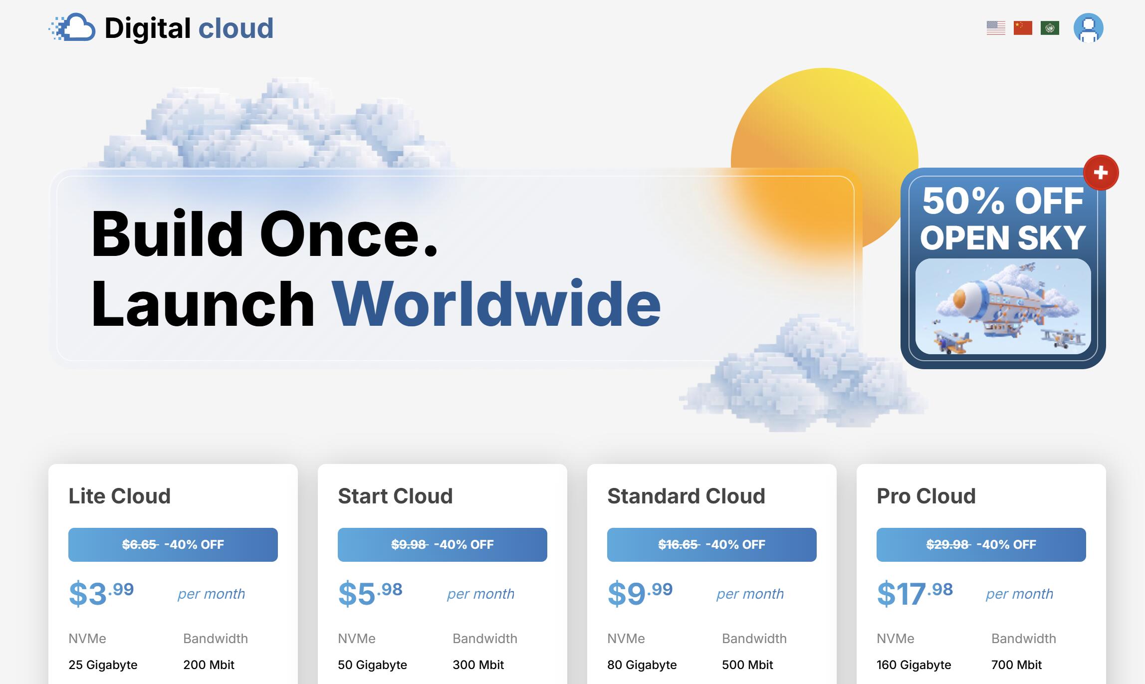 DigitalCloud 活动实测：年付两折之后，这家的线路还稳吗？