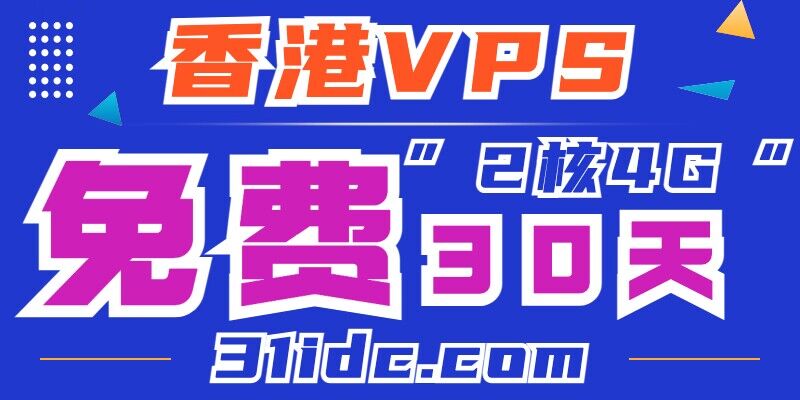 31IDC 香港VPS/独立服务器